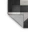 Tapis géométrique moderne et contemporain lavable à la machine Manhasset - Reliure grise-197620884