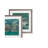 'Azure' 2 Piece Framed Print Set-27610053