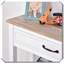Tablettes de tiroir de style nordique multifonctionnelles peu encombrantes