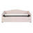 Teddy Fleece Twin Size Upholstered Daybed With Light And Trundle-1414317485-1414317487