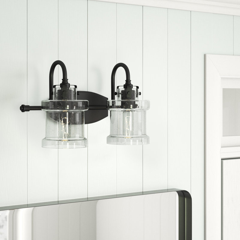 Éclairage pour meuble-lavabo à intensité variable Raleigh, 2 lumières