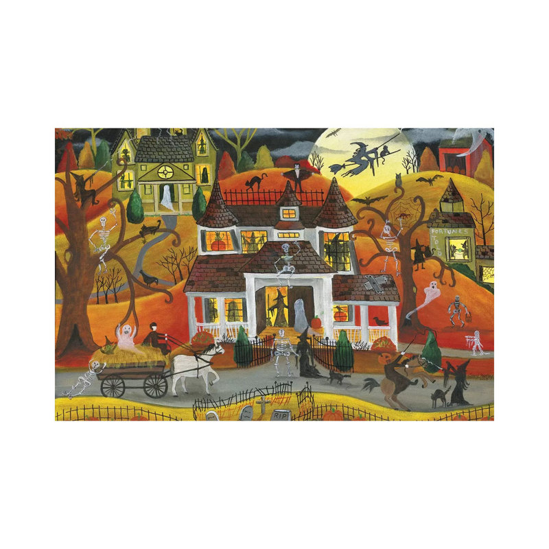 Nuit d'Halloween, H 12 po x l 18 po x 1,5 po