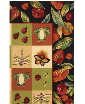 Hand Hooked Wool Pile Rug