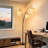83'' 3 Lights Dimmable Arc Tree Floor Lamp With Rotary Switch