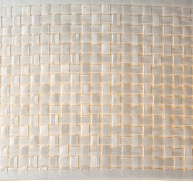 Jessalyn LED Flush Mount, 5.5" H x 16" W x 16" D, White Linen