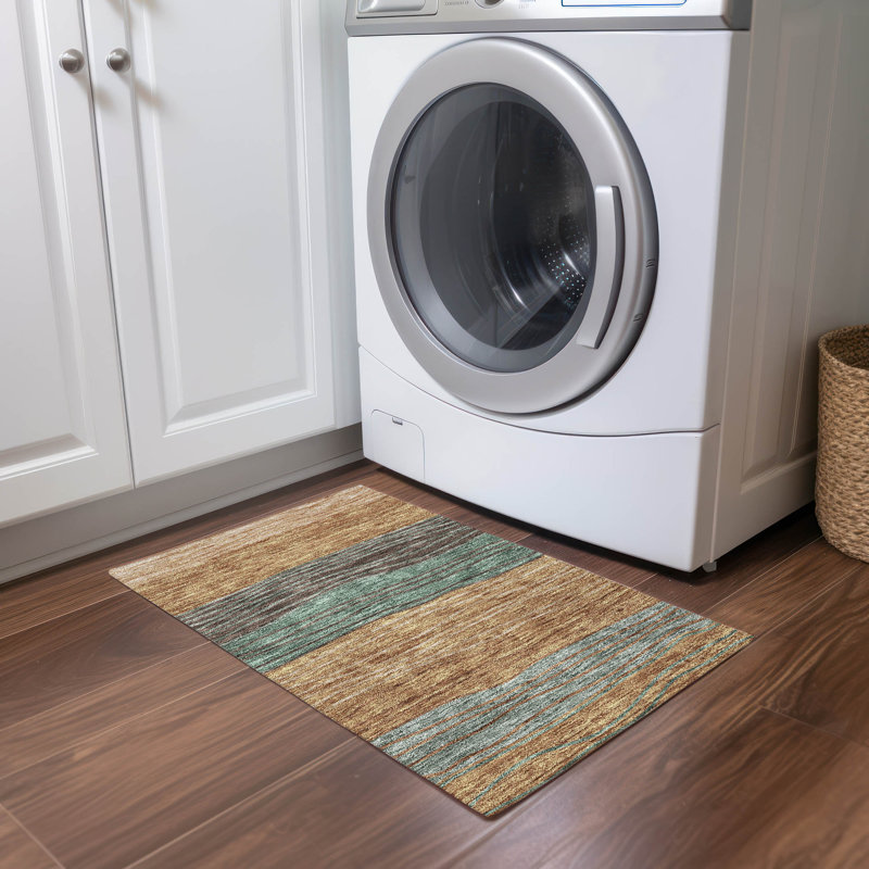 Tapis intérieur / extérieur avec envers antidérapant Withams, Rectangle 1 pi 8 po x 2 pi 6 po