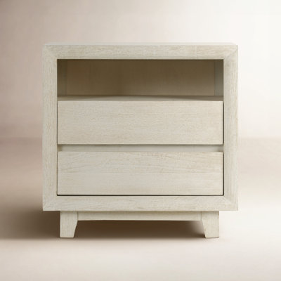 Longfellow 2-Drawer Mango Nightstand