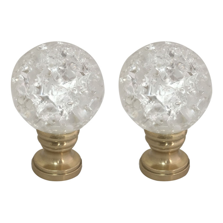 Small Ball Crystal Lamp Finial