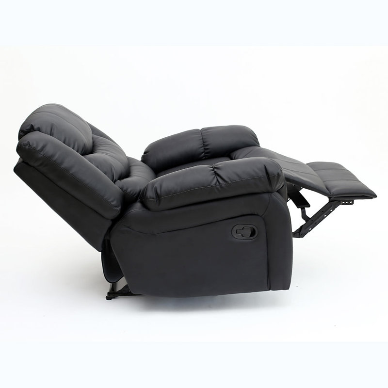 Lancashire 97cm Wide Standard Recliner, Black