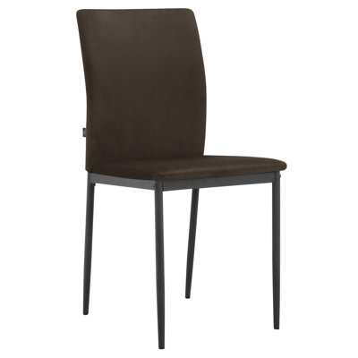 48cm H Velvet Upholstered Metal Armchair