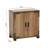 Windsor 2-Door Shoe Rack Cabinet in Farmhouse Rustic Finished Wood, 24.62'' H X 23.51'' W X 12.63'' D