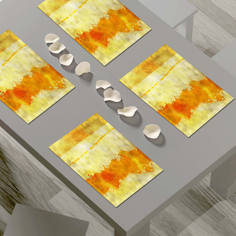 Napperon abstrait en polyester
