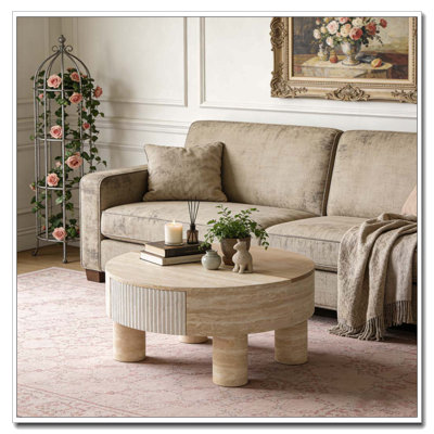 Table basse à plateau relevable