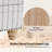 Laura Farmhouse Ottoman with Solid Wood Legs-1454158104