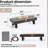 54_Inch Iron  Fire Pit Table(Stone)