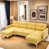Velours jaune sélectionné