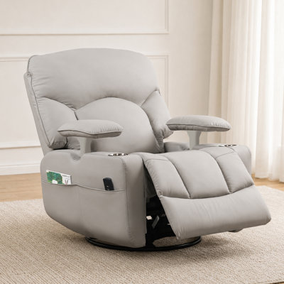 Fauteuil inclinable rembourré en similicuir Modern