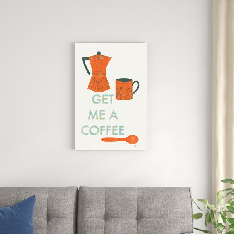 Café de cuisine rétro I, H 20 po x l 30 po x P 1,25 po