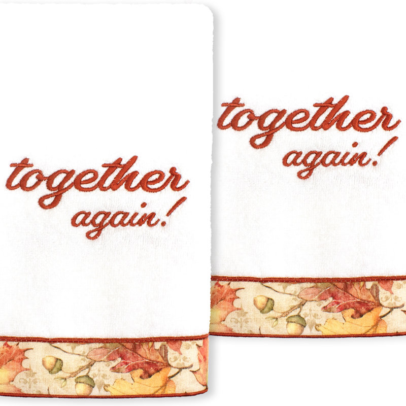 Ensemble de 2 serviettes en coton Breannain