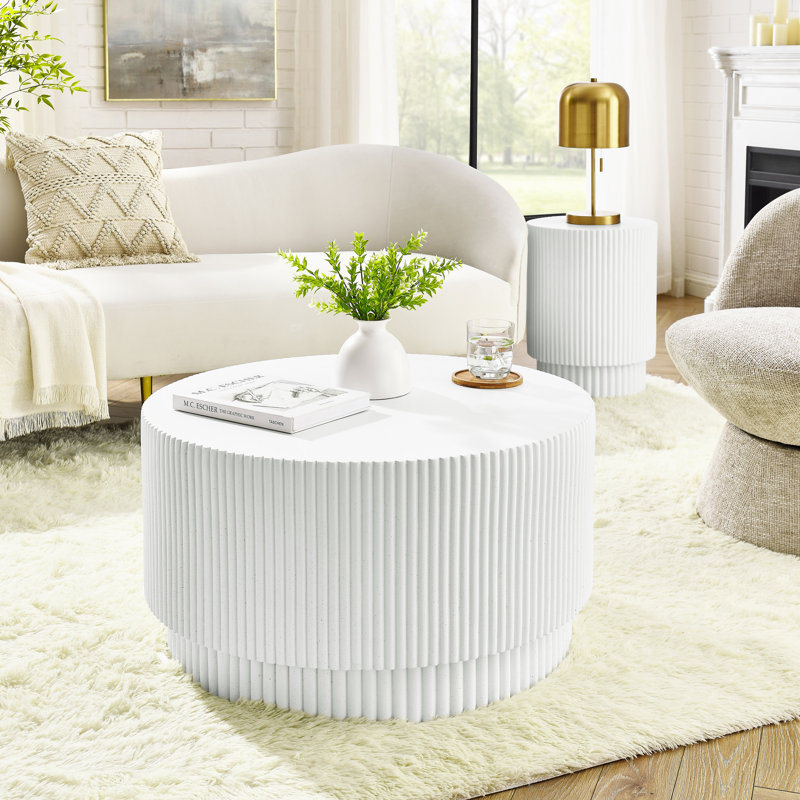Table basse H-Barrel, style nordique pour salon, chambre à coucher ou canapé de jardin