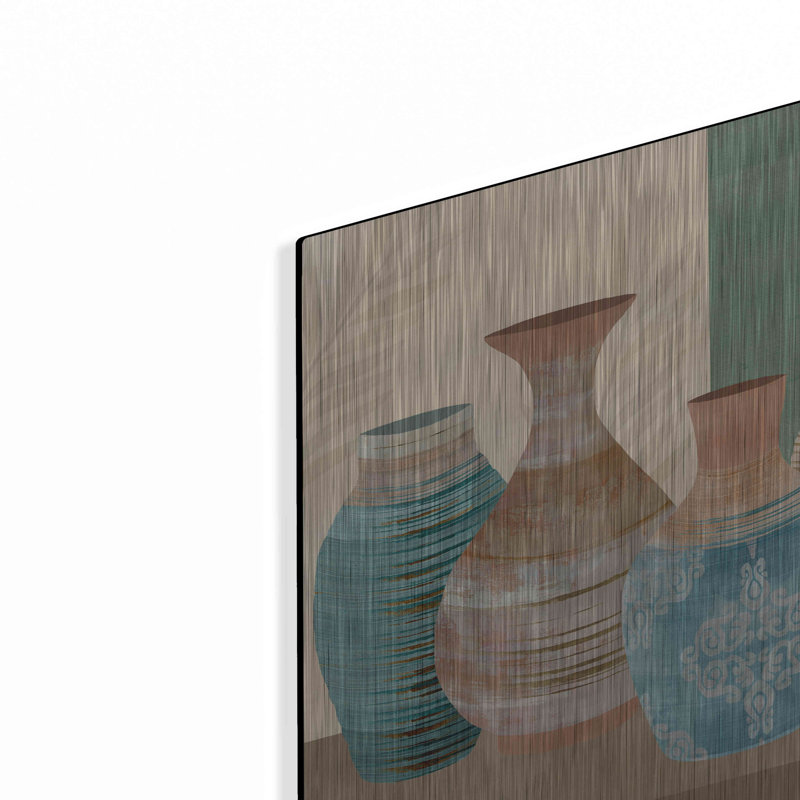 «Earthenwared Pots IV» par Flora Kouta, H 16 po x l 24 po