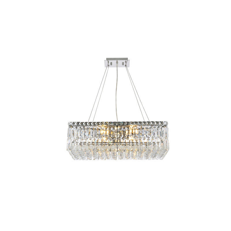 Isadora 6 - Light Kitchen Island Pendant, Royal Cut, Chrome