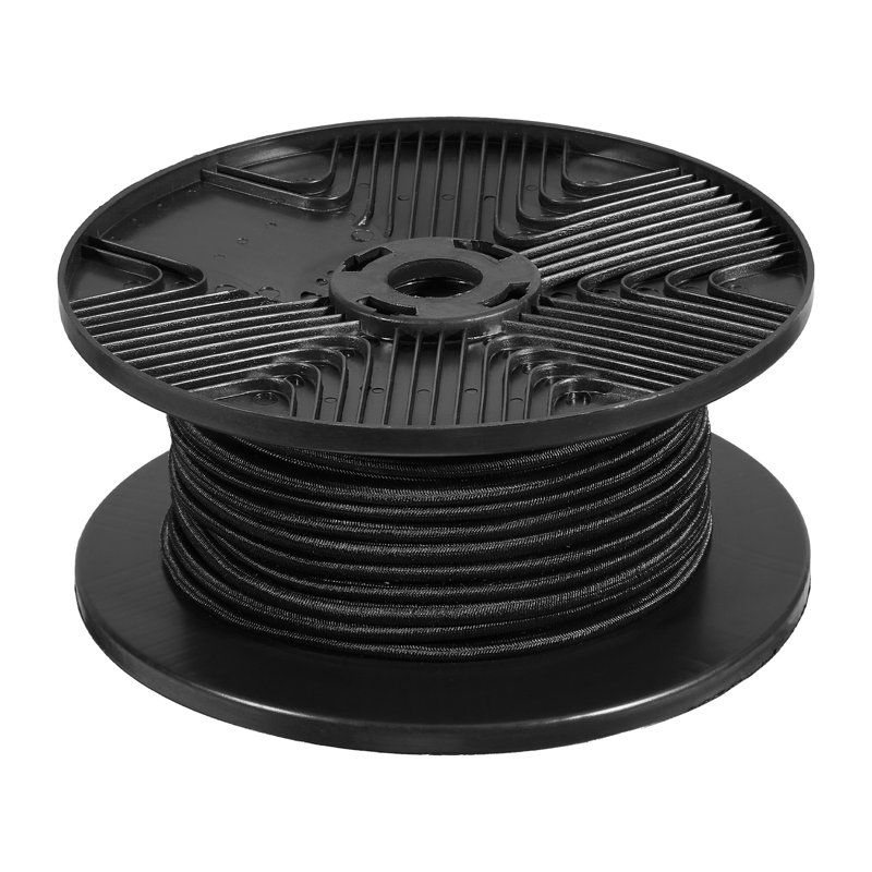 Cordon élastique 3 / 8in 120 pi / 36 m avec sangles élastiques robustes 100% extensible