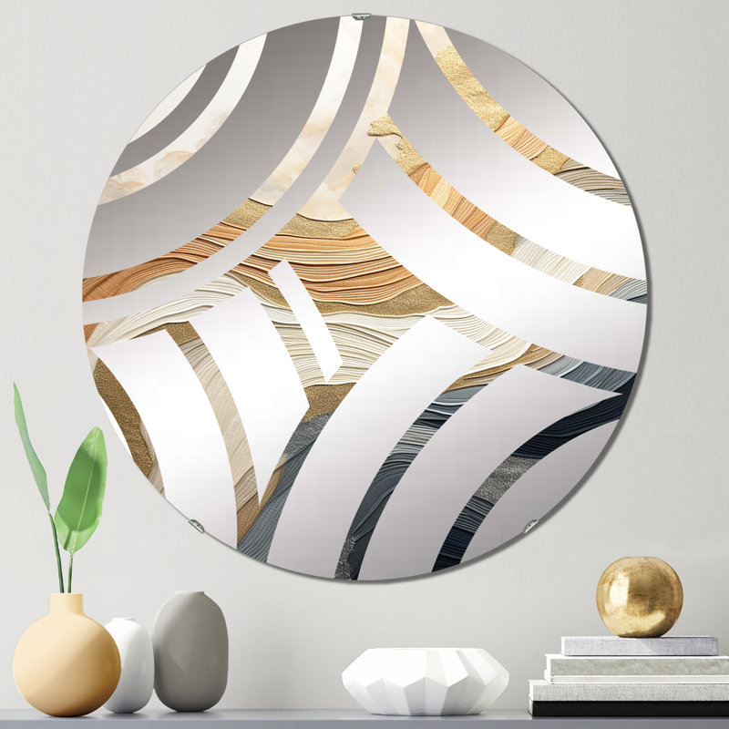 Miroir décoratif Folarin, 23,6 po x 23,6 po
