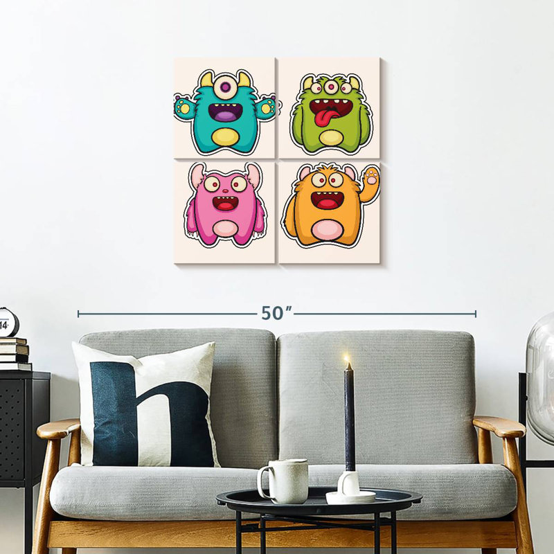 Ashelle Baby Monsters Hello, H 26 po x l 26 po