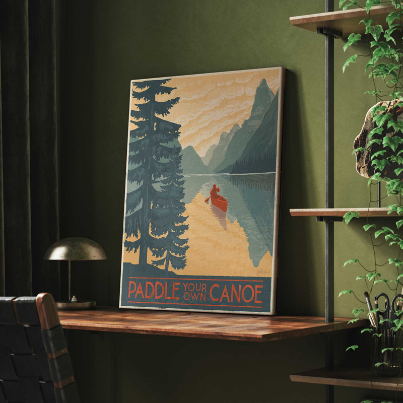 «Nomad's Journey», reproduction sur toile, Toile tendue, H 48 po x l 32 po x P 1,25 po