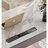 Luxury Sintered Stone Tabletop Office Desk with Metal Base-110942184