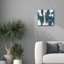«Blue Texture 1 Gold» par Danhui Nai, art mural sur toile-1583713563