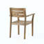 Ensemble de 2 chaises de salle à manger, fauteuil de patio en bois d'acacia, pour cour, bord de piscine, jardin-53542774