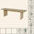 Soleil 64 in. W Wood Bench, Blonde Oak-2112004134