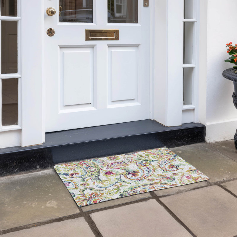 Tapis intérieur / extérieur Maldanado, Rectangle 1 pi 8 po x 2 pi 6 po