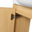 Meuble-lavabo mural avec lavabo en céramique et porte à fermeture en douceur-1972771236-1972771237