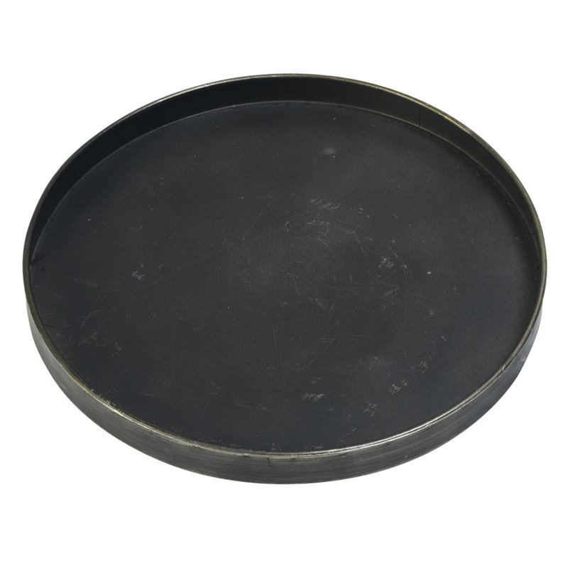 Plateau en métal galvanisé Lenai, H 1 po x l 6 po x P 6 po