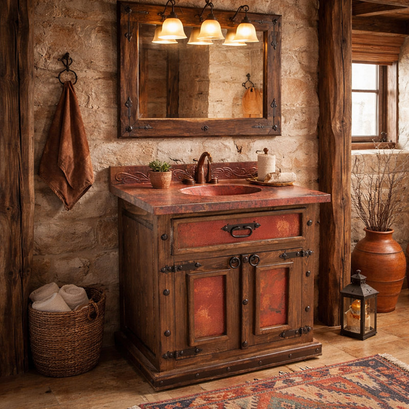 Tesoro Copper Vanity