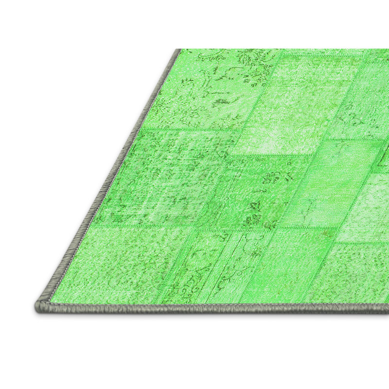 Performance Patchwork Indoor Rug, Runner 2' x 5'