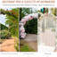 Treillis de jardin 82 po en métal - Décoration et décoration fascinante pour les mariages