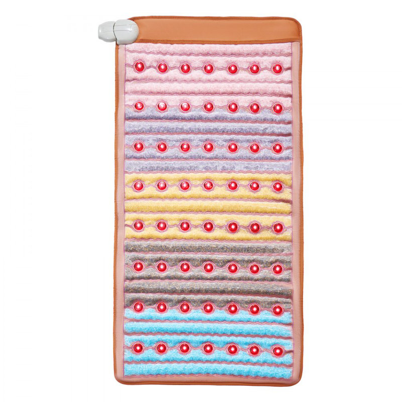 Tapis chauffant infrarouge lointain 5 pierres précieuses en cristal naturel 40 po x 20 po