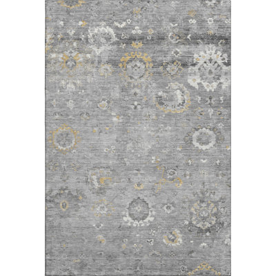 Premium Machine Washable Sykora AMF1371 Formal Rug