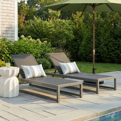 Cheshire 26" Patio Chaise Lounge Set