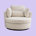 Beige Polyester