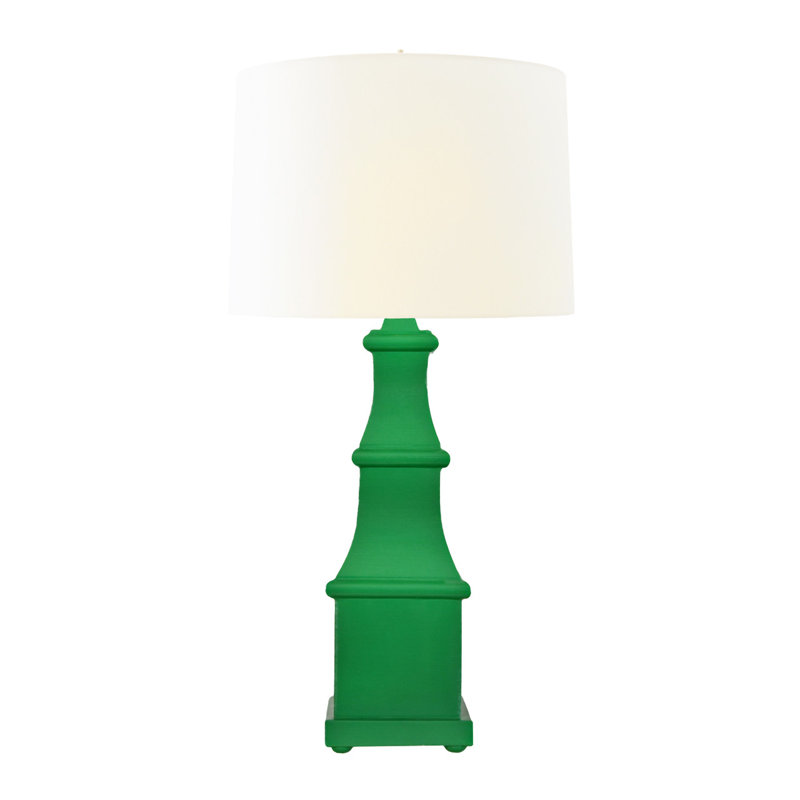 Allegra Table Lamp, Kelly Green
