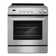 Cosmo 30 in. Stellar Collection 5.0 cu. ft. Electric Range with 4 Burner Glass Cooktop and Convection Oven in Stainless Steel