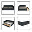 Structure de lit double capitonnée-892032306