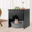 Enceinte de litière pour chat Tucker Murphy Pet ™ avec demi-porte magnétique cachée-29845205