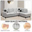 Canapé modulaire rembourré 3 pièces Quinnes-707492894-707492895
