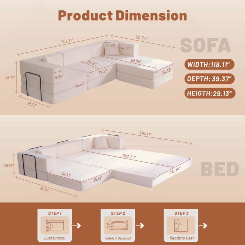 Canapé modulaire Corduroy